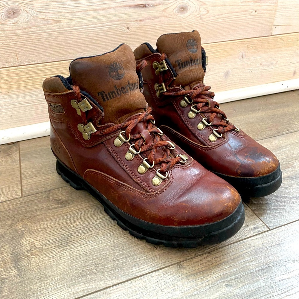 Timberland leather boots hiking work